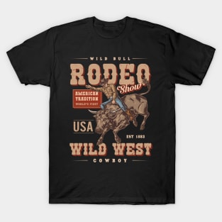 Cowboy | Rodeo | Bull Riding | Vintage | Wild West T-Shirt